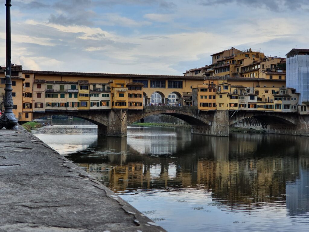 camping valle gaia, tuscany, italy, frugal mum children, photo, review, budget road trip, florence, ponte vecchio bridge