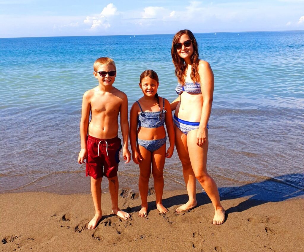 eurocamp road trip on a budget in italy with kids, frugal mum family holiday guide, photo of tuscany beach