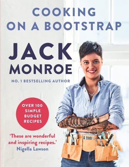 jack monroe cooking on a bootstrap, cookbook, best budget cookbooks, frugal mum, save money on food shop tips