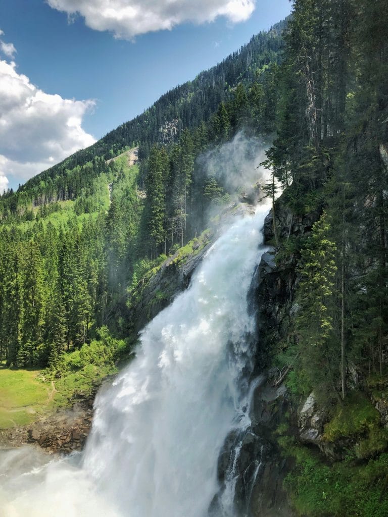 Austria with kids, The best things to do in Zell am See, Kaprun, photo krimml waterfalls
