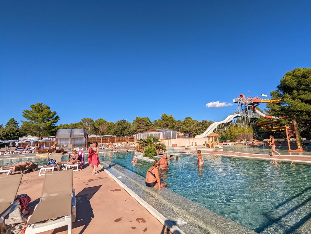 Les Lacs Verdon, Regusse, South of France, swimming pool, slides, flumes, Eurocamp holiday, review, photo, frugal mum