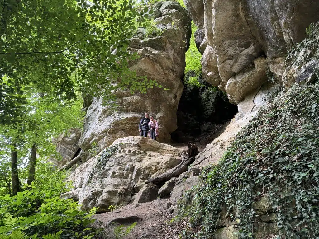 Luxembourg family holiday itinerary, the best things to see and do with kids, frugal mum guide, photo of schiessentumpel waterfalls