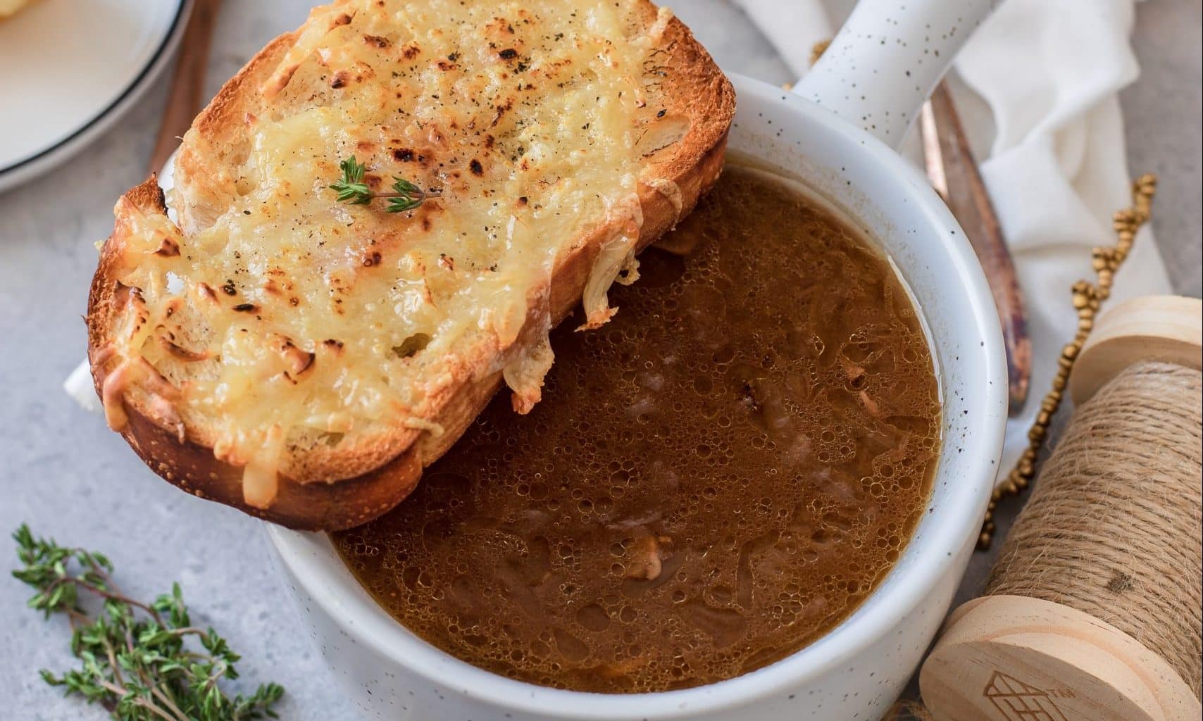big batch french onion soup recipe image