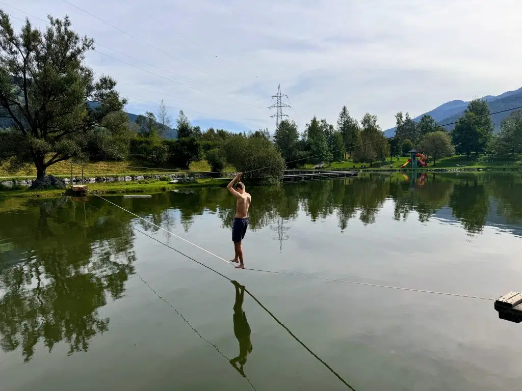 Eurocamp Review, Sportcamp Woferlgut, Austria, frugal mum photo lake