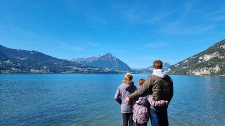 Manor Farm Campsite, Interlaken, Switzerland, Eurocamp Holiday, lake thun view, frugal mum family, review, photo