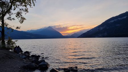 Manor Farm Campsite, Interlaken, Switzerland, lake thun, Eurocamp holiday, sunset, frugal mum review photo
