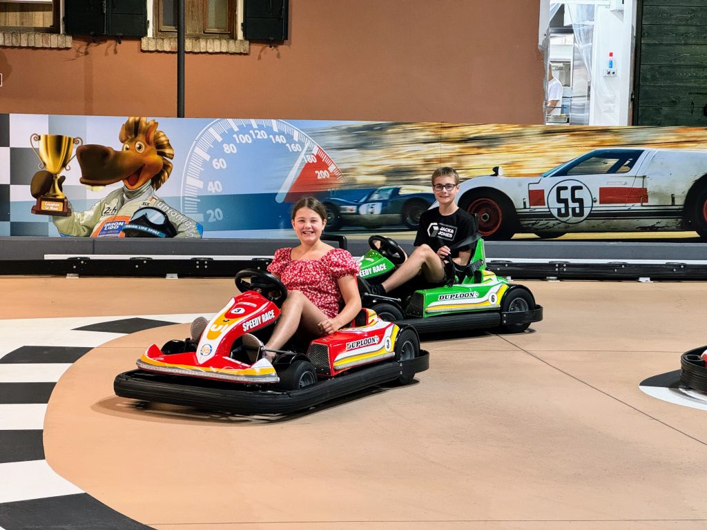 Eurocamp Holiday Review: Union Lido, Venetian Riviera, Italy, frugal mum photo, go karts