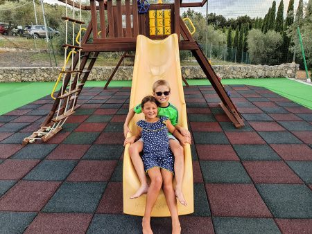 Camping Valle Gaia, Eurocamp Holiday, Tuscany, Italy, play park, frugal mum children, review photo