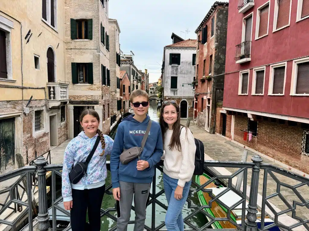 The 5 best cities to visit in Italy with kids on a budget, frugal mum guide, photo of Venice canals