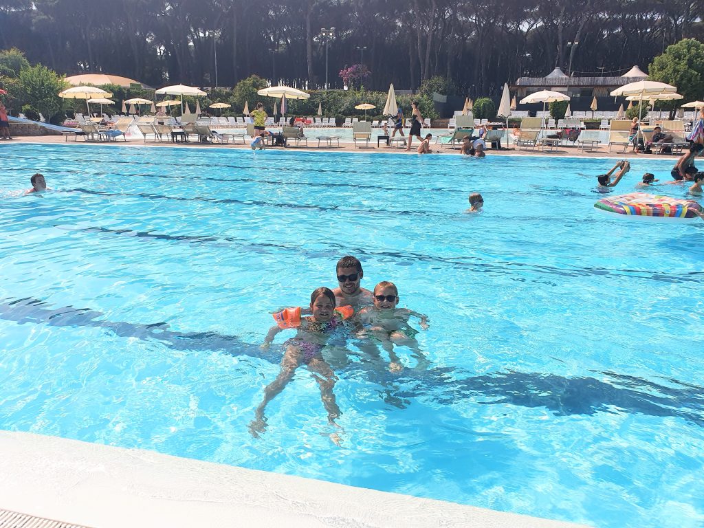 Camping Village Fabulous, Rome, Italy, swimming pool Eurocamp holiday, frugal mum review, photo
