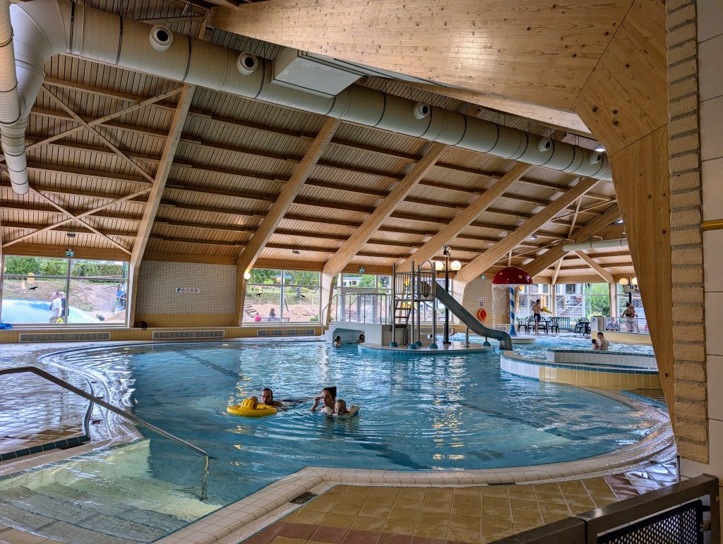 Eurocamp Holiday Review, Landal Warsberg Campsite, Saarburg, Germany, frugal mum photo indoor pool