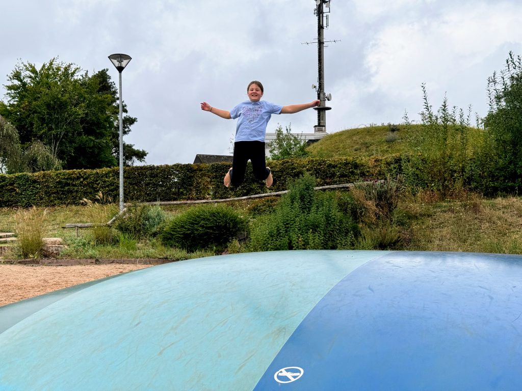 Eurocamp Holiday Review, Landal Warsberg Campsite, Saarburg, Germany, frugal mum photo bouncy pillow