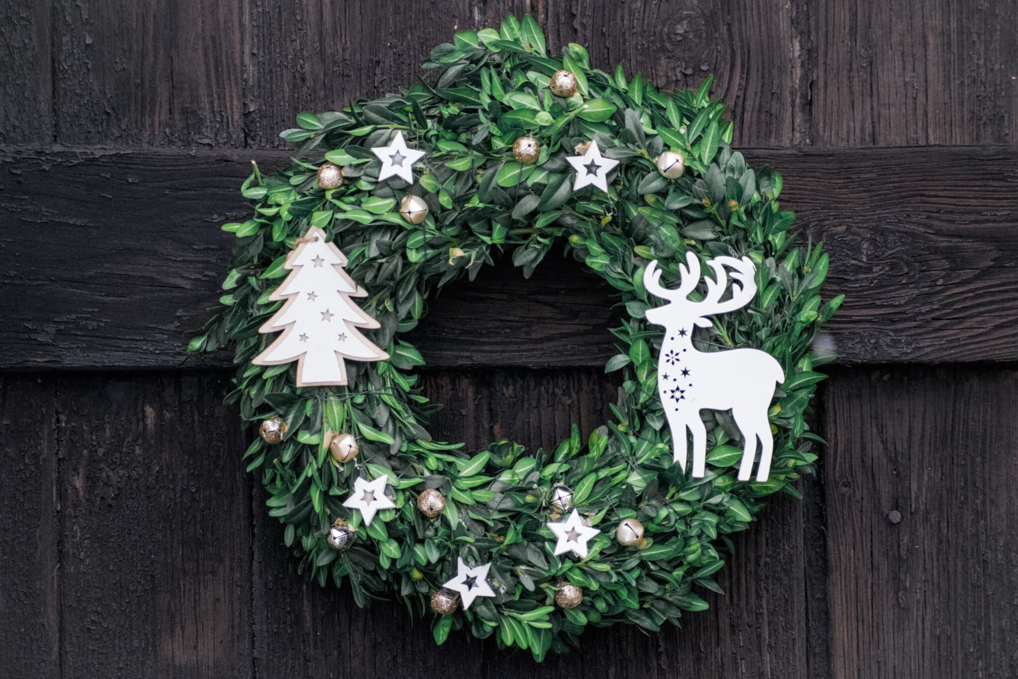 christmas wreath image theme ideas
